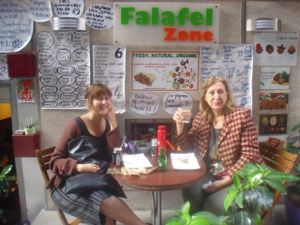 FALAFELZONE 
Best home cooked delicacies falafel in falafelzone...open kitchen, the menu includes vegetarian, vegan, and raw options. Gluten-free bread ,vegan burger buns that is served at Falafelzone.Flavored with spices and herbs and usually served in pita or a wrap or dishes, the best are crispy on the outside and served so hot that steam rises from the soft center as you take your first bite.The ingredients are fresh and the falafels are flavored and cooked to crispy perfection.All spices are coming from Egypt ...

Falafel zone stands in the heart of Beyoğlu, just a stone's throw from istiklal street. The restaurant has quickly become a favorite among vegetarians and vegans, foreigners and locals alike. If you are looking for an on-the-go lunch and want something different from the fresh food and tasty dishes about falafel and vegetable rolls, Falafel zone is a perfect solution.As soon as you enter the Istiklal Street, you will start enjoying a little walk down,There are also tables outside the restaurant on a traffic barred street which is full of other cafes and restaurants.Whenever you are hungry or rewctant to cook at home, it is almosy possible to find the comfort of your home in Falafelzone.

TEL: 0212 251 13 23
http://falafelzone.blogspot.com
e-mail:falafelzoneistanbul@gmail.com
adres:FALAFELZONE
istiklal caddesi öğüt sok no:4 Taksim-istanbul at Falafel Zone in Istanbul