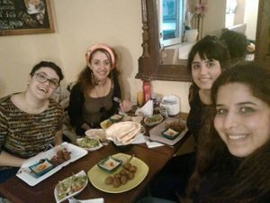 FALAFELZONE 
Best home cooked delicacies falafel in falafelzone...open kitchen, the menu includes vegetarian, vegan, and raw options. Gluten-free bread ,vegan burger buns that is served at Falafelzone.Flavored with spices and herbs and usually served in pita or a wrap or dishes, the best are crispy on the outside and served so hot that steam rises from the soft center as you take your first bite.The ingredients are fresh and the falafels are flavored and cooked to crispy perfection.All spices are coming from Egypt ...

Falafel zone stands in the heart of Beyoğlu, just a stone's throw from istiklal street. The restaurant has quickly become a favorite among vegetarians and vegans, foreigners and locals alike. If you are looking for an on-the-go lunch and want something different from the fresh food and tasty dishes about falafel and vegetable rolls, Falafel zone is a perfect solution.As soon as you enter the Istiklal Street, you will start enjoying a little walk down,There are also tables outside the restaurant on a traffic barred street which is full of other cafes and restaurants.Whenever you are hungry or rewctant to cook at home, it is almosy possible to find the comfort of your home in Falafelzone.

TEL: 0212 251 13 23
http://falafelzone.blogspot.com
e-mail:falafelzoneistanbul@gmail.com
adres:FALAFELZONE
istiklal caddesi öğüt sok no:4 Taksim-istanbul at Falafel Zone in Istanbul