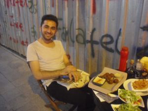 
FALAFELZONE
 Best home cooked delicacies falafel in falafelzone...open kitchen, the menu includes vegetarian, vegan, and raw options. Gluten-free bread ,vegan burger buns that is served at Falafelzone.Flavored with spices and herbs and usually served in pita or a wrap or dishes, the best are crispy on the outside and served so hot that steam rises from the soft center as you take your first bite.The ingredients are fresh and the falafels are flavored and cooked to crispy perfection.All spices are coming from Egypt ...
TEL: 0212 251 13 23
http://falafelzone.blogspot.com
e-mail:falafelzoneistanbul@gmail.com
adres:FALAFELZONE
istiklal caddesi öğüt sok no:4 Taksim-istanbul at Falafel Zone in Istanbul