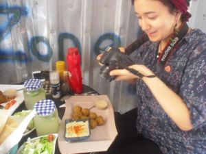 FALAFELZONE
 Best home cooked delicacies falafel in falafelzone...open kitchen, the menu includes vegetarian, vegan, and raw options. Gluten-free bread ,vegan burger buns that is served at Falafelzone.Flavored with spices and herbs and usually served in pita or a wrap or dishes, the best are crispy on the outside and served so hot that steam rises from the soft center as you take your first bite.The ingredients are fresh and the falafels are flavored and cooked to crispy perfection.All spices are coming from Egypt ...
TEL: 0212 251 13 23
http://falafelzone.blogspot.com
e-mail:falafelzoneistanbul@gmail.com
adres:FALAFELZONE
istiklal caddesi öğüt sok no:4 Taksim-istanbul at Falafel Zone in Istanbul