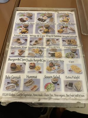 menu   at Falafel Zone in Istanbul