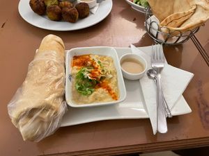 wrap  at Falafel Zone in Istanbul