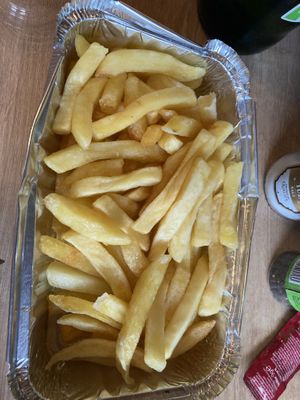 Side of fries   at Falafel Zone in Istanbul