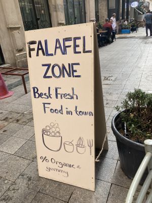   at Falafel Zone in Istanbul