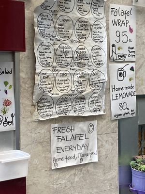   at Falafel Zone in Istanbul