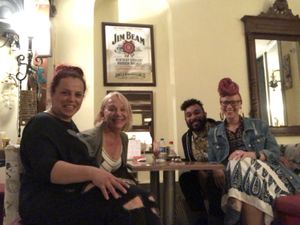 We became fast friends with Meltem the woman who runs the shop, I honestly hope to stay in touch because she is an absolute gem 💕 at Falafel Zone in Istanbul