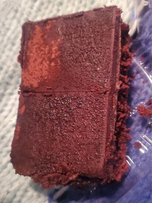 vegan chocolate cake with cheesecake 🍫 at La Salita in Albuquerque