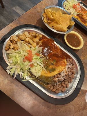 vegan huevos rancheros  at La Salita in Albuquerque