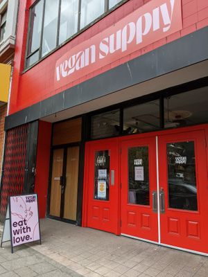 exterior at Vegan Supply in Vancouver