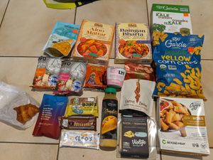 my haul (August 2021) at Vegan Supply in Vancouver