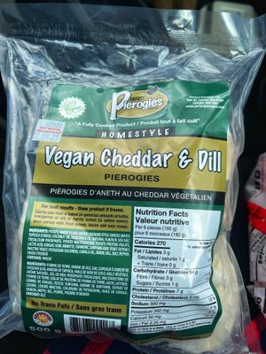 Pierogies   at Vegan Supply in Vancouver