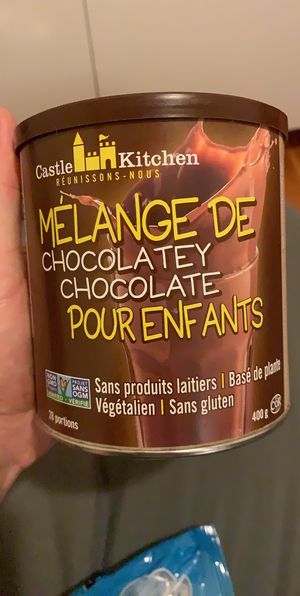 Vegan hot chocolate! at Vegan Supply in Vancouver