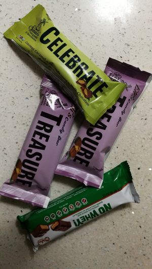 Choco bars at Vegan Supply in Vancouver