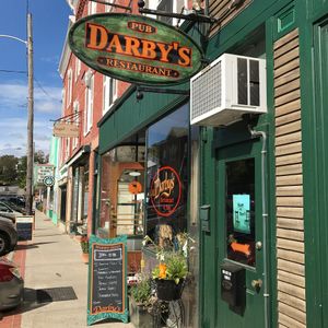 Outside at Darby's Restaurant and Pub in Belfast