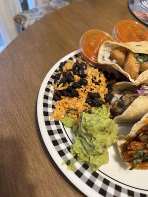 Their House Rice & Beans  at Gringo A Go Go in Raleigh