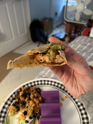 Vegan Chicken Taco Bite  at Gringo A Go Go in Raleigh