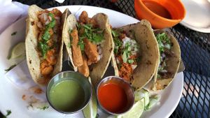 All vegan tacos! at Gringo A Go Go in Raleigh