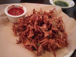 muschroom calamari at Civico 1845 in San Diego