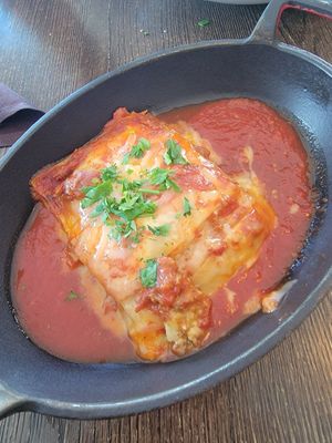 Vegan lasagna at Civico 1845 in San Diego