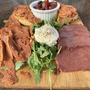 Vegan Formaggi & Salumi! Vegan prosciutto and salami!  at Civico 1845 in San Diego