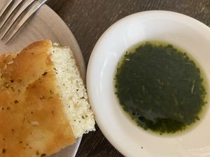 Bread and dipping sauce at Civico 1845 in San Diego