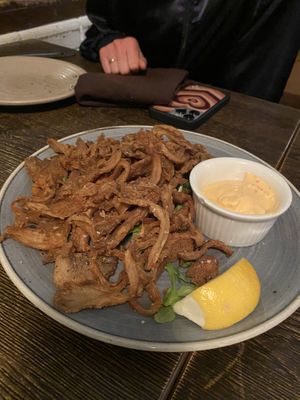Calamari mushrooms  at Civico 1845 in San Diego