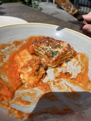 AMAZING vegan lasagna!   at Civico 1845 in San Diego
