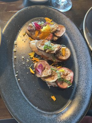 Vegan bruschetta   at Civico 1845 in San Diego