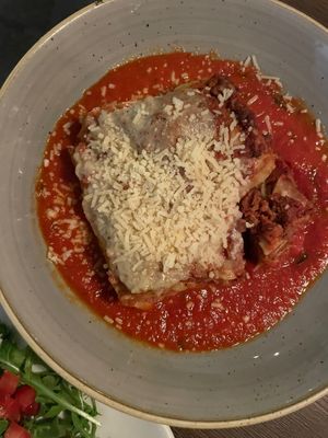 Vegan lasagna at Civico 1845 in San Diego