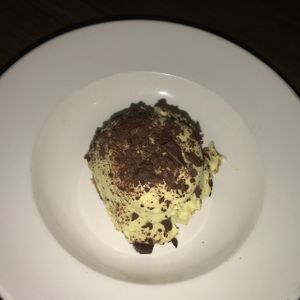 vegan tiramisu  at Civico 1845 in San Diego
