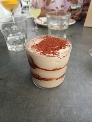 Vegan Tiramisu at Civico 1845 in San Diego