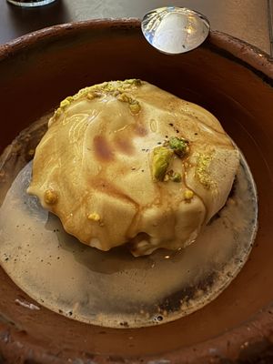 Vegan pistachio ice cream affogato  at Civico 1845 in San Diego