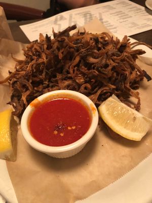 Mushrooms “calamari” at Civico 1845 in San Diego