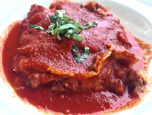 Lasagna romagnola at Civico 1845 in San Diego
