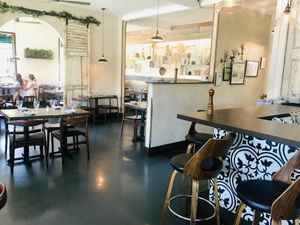 Inside the restaurant  at Civico 1845 in San Diego