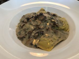 Vegan ravioli  at Civico 1845 in San Diego