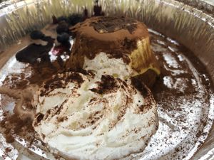 Vegan tirimisu to go 😁 at Civico 1845 in San Diego