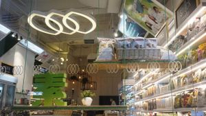 Everything is meatless, and vegetarian in the store at Green Common - Wanchai in Hong Kong Island