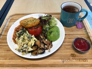 Breakfast set at Green Common - Wanchai in Hong Kong Island