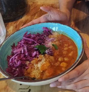 Red Curry at The Burrowing Owl in Colorado Springs