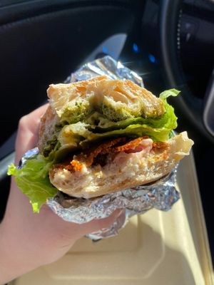 Greek sub w/ bacon at The Burrowing Owl in Colorado Springs