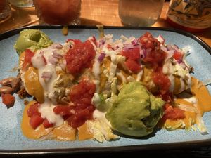 Burrito Supreme-everything was so tasty! at The Burrowing Owl in Colorado Springs