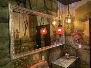 Awesome bathroom   at The Burrowing Owl in Colorado Springs