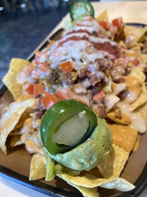 Supreme nachos  at The Burrowing Owl in Colorado Springs