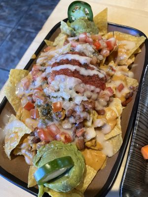 Supreme nachos   at The Burrowing Owl in Colorado Springs
