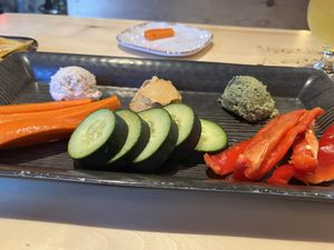 Veggie dip (ehh)  at The Burrowing Owl in Colorado Springs