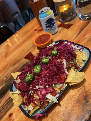 A nacho variety of sorts   at The Burrowing Owl in Colorado Springs