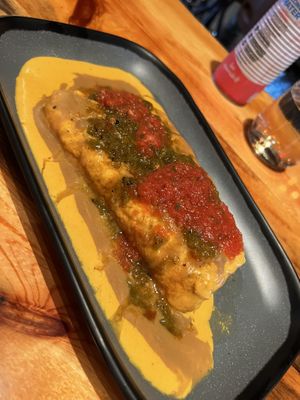 Smothered breakfast burrito (daily special)  at The Burrowing Owl in Colorado Springs