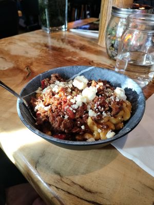 Philly mac at The Burrowing Owl in Colorado Springs