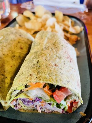 Spinach wrap   at The Burrowing Owl in Colorado Springs